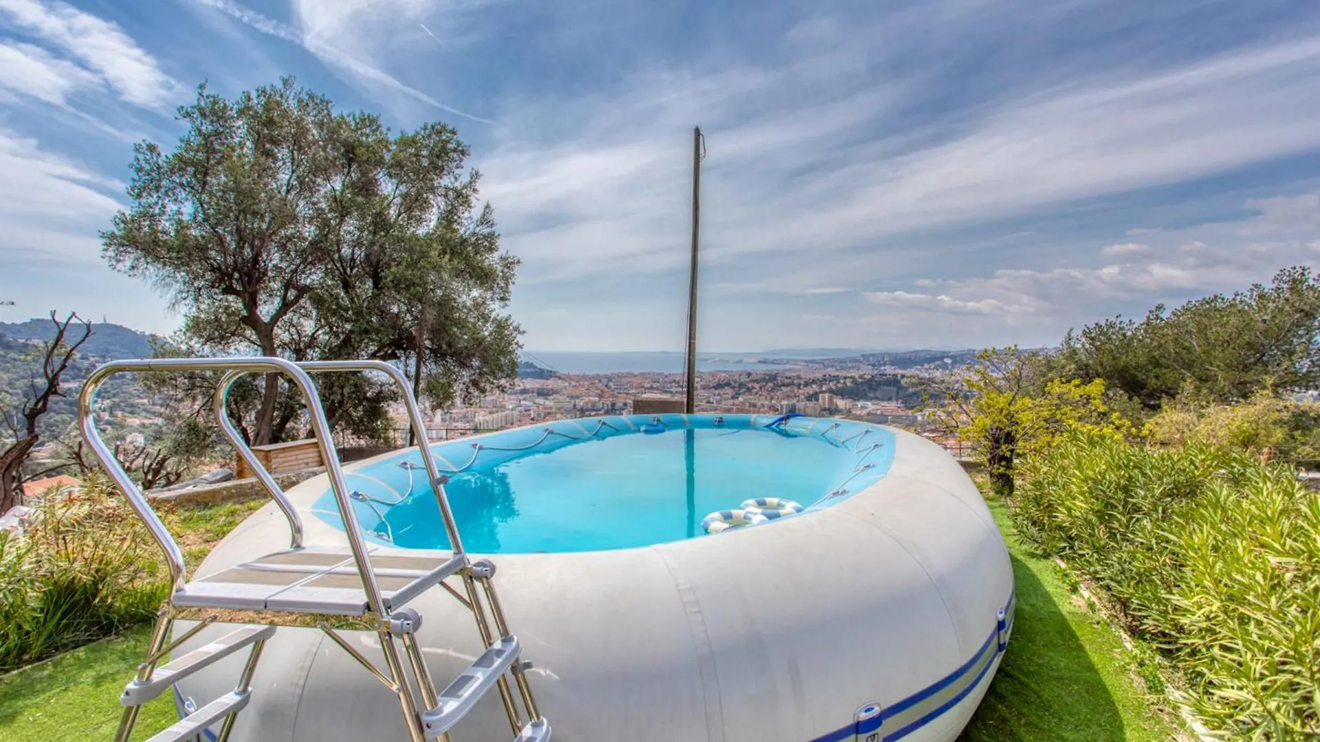 Villa Bonnard In Nice Sea And City View & Pool